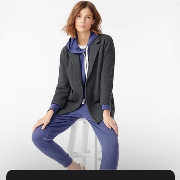 J Crew Sophie open-front sweater-blazer Style J0244 Navy - Picture 6 of 10